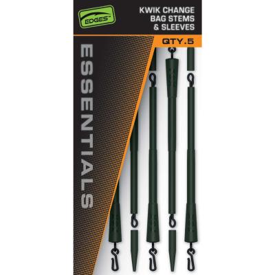 FOX Edges Kwik Change Bag Stems and sleeve (x5)