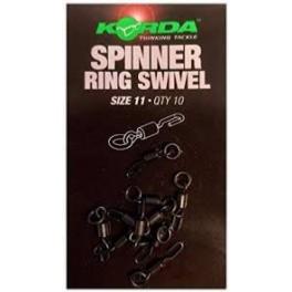 KORDA Spinner Ring Swivel Size 11 (x10)