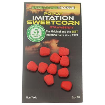 ENTERPRISE TACKLE Pop Up Sweetcorn Rouge / Strawberry (x10)