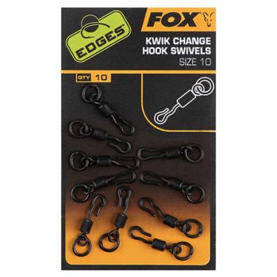 FOX Edges Kwik Change Hook Swivels 10 (x10)