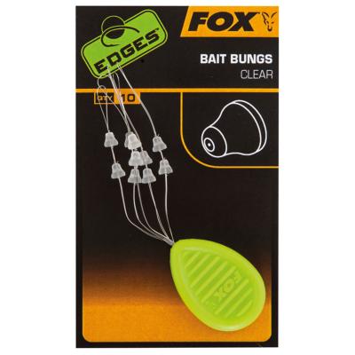 FOX Bait Bungs Clear (x10)