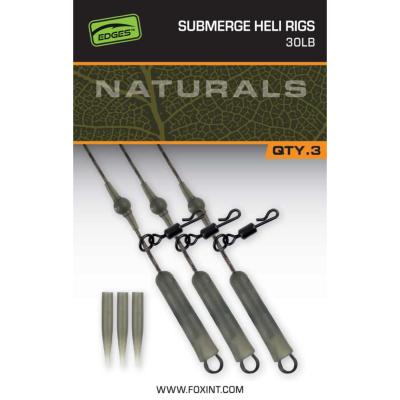 FOX Edges Naturals Submerged Heli Rigs (x3)