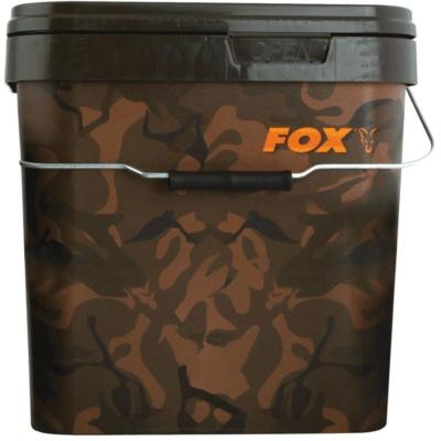 FOX Camo Square Carp Bucket 17L