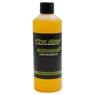 PRO LINE Liquid Bait Booster Sweet Maggot & Cream (500ml)