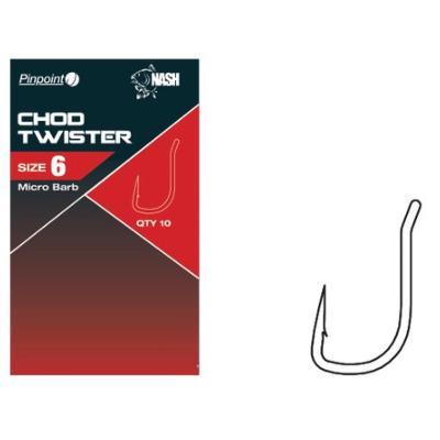 NASH Hameçons Pinpoint Chod Twister (x10)