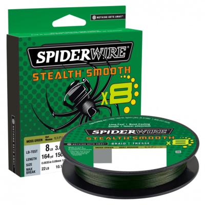 SPIDERWIRE New Stealth Smooth 8 Moss Green (300m)