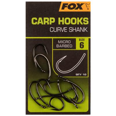 FOX Carp Hooks Curve Shank (x10)
