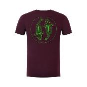 KORDA Mandala Tee Burgundy