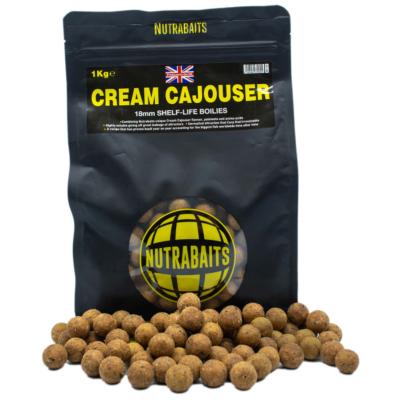 NUTRABAITS Shelf Life Boilies Cream Cajouser (1kg)