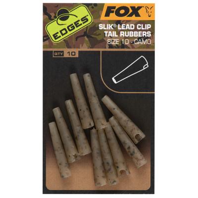 FOX Edges Camo Slik Lead Clip Tail Rubbers 10 (x10)