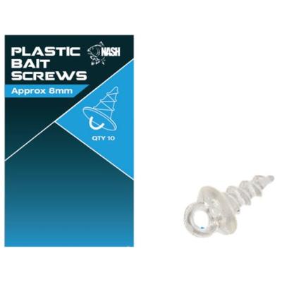 NASH Plastic Bait Screws (x10)